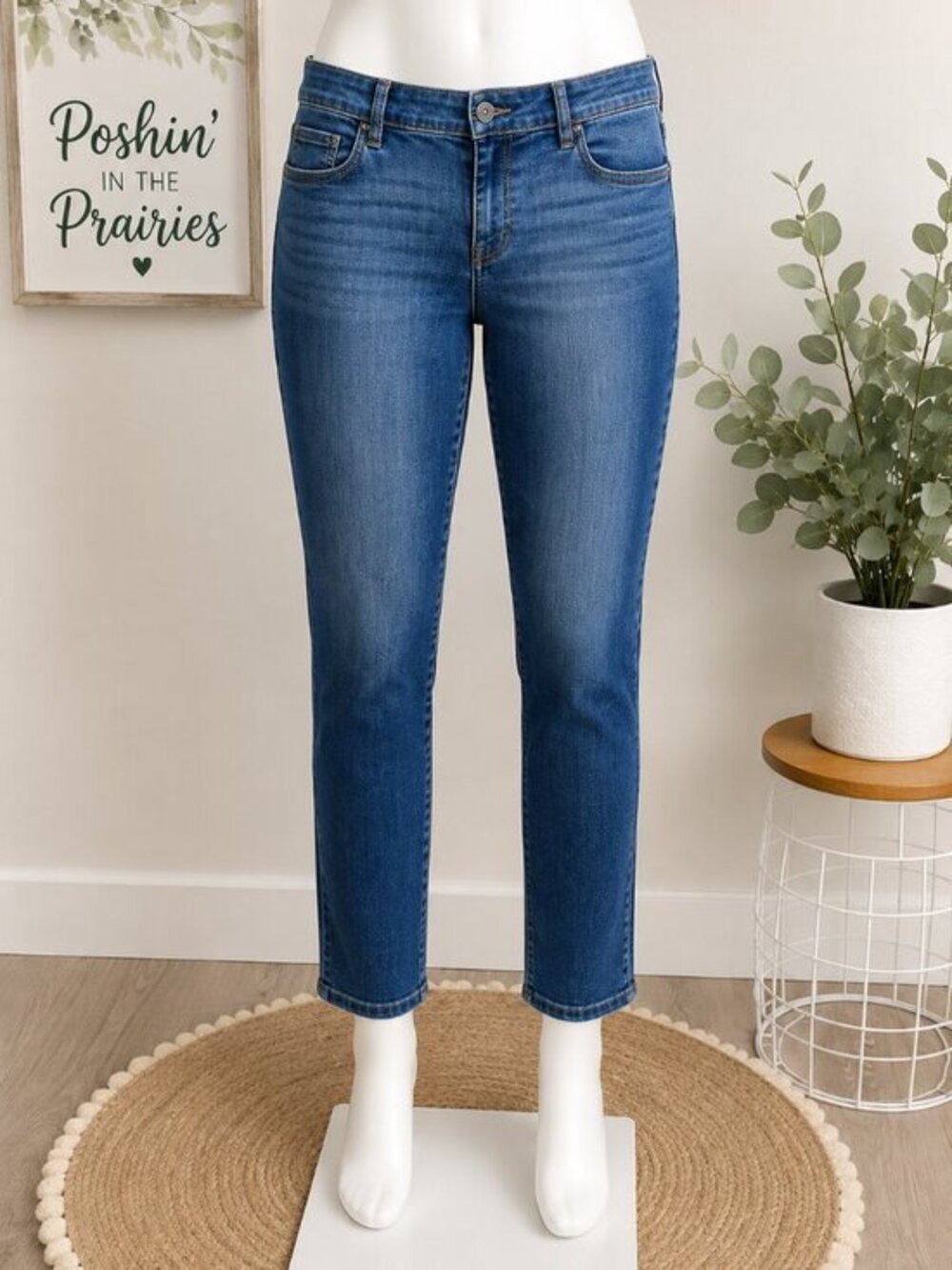 4 for $25 💙 Eddie Bauer Women’s Boyfriend Mid-Rise Denim Jeans 💙 - Size 14